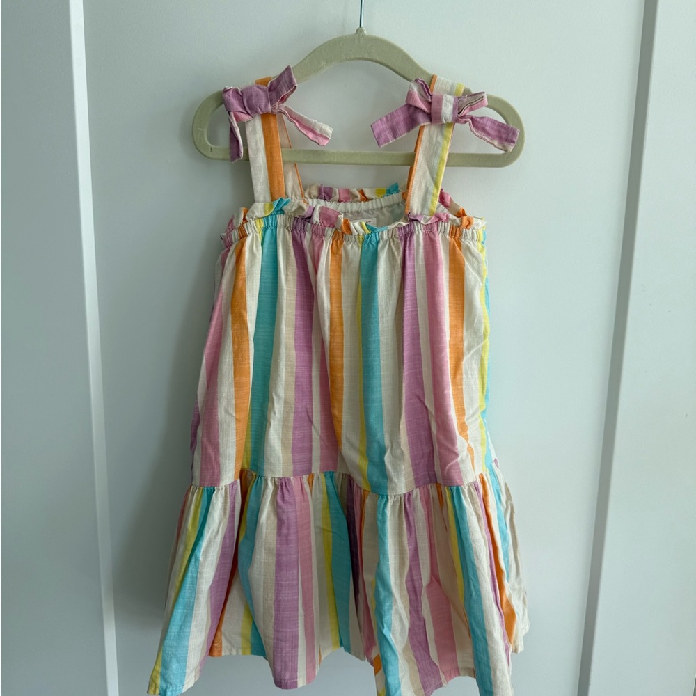 Cat & Jack Multicolor Striped Kids Dress